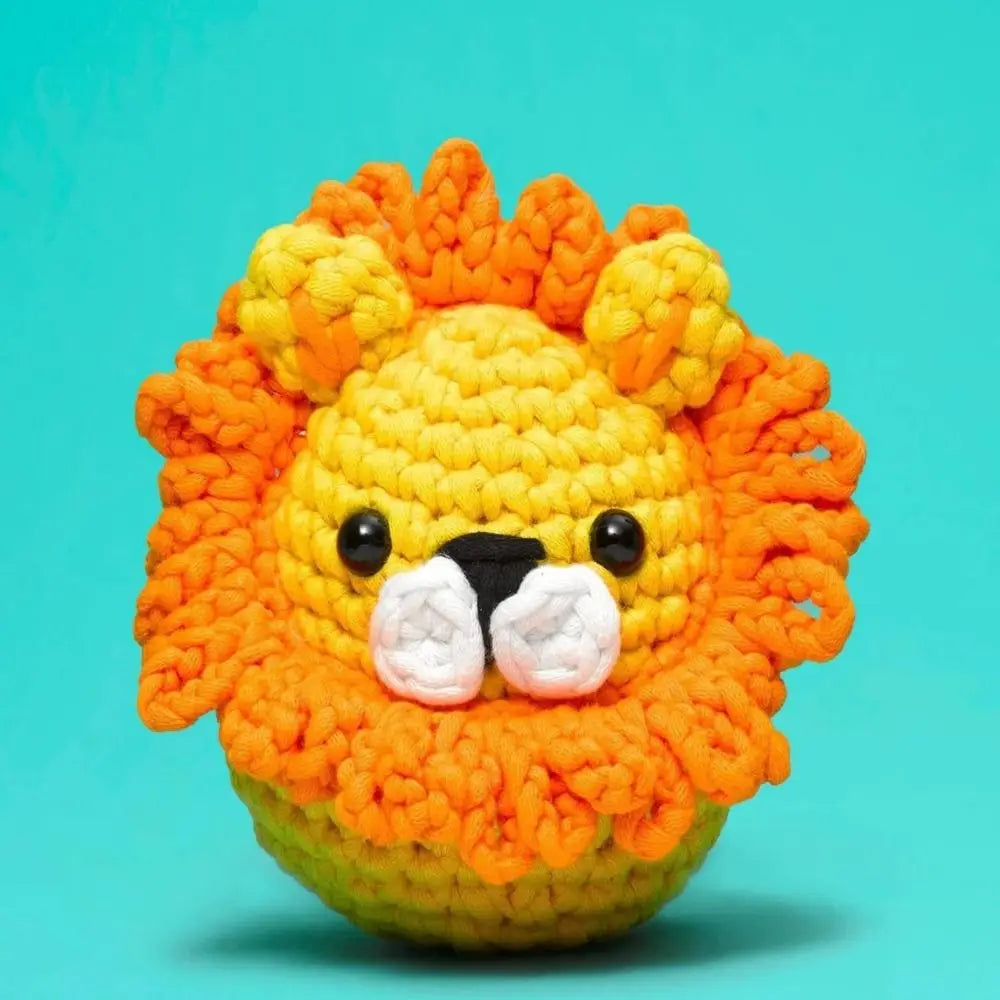 Kit crochet débutant - Petit Lion Amigurumi