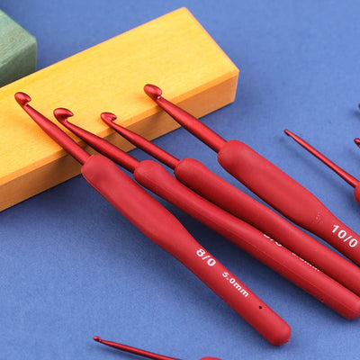 Aiguille à crochet - lot de 9 crochets de 2mm à 6mm