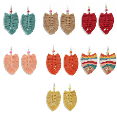 Macramé Boucle d'Oreille