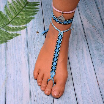 Bracelet Macramé Bleu
