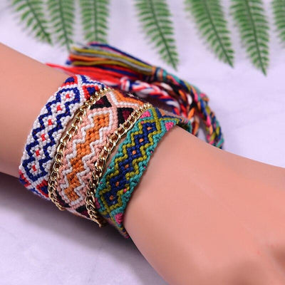 Bracelet Macramé coloré