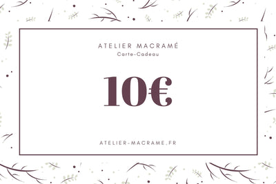 Carte Cadeau 10 euros
