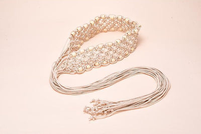 Ceinture en Macramé blanche