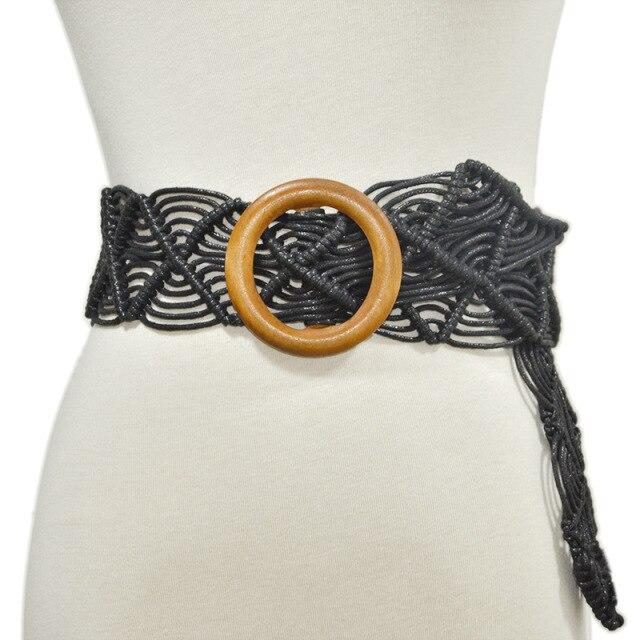 Ceinture Macramé Noir