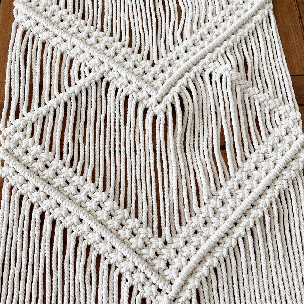 Chemin de Table en Macramé en coton