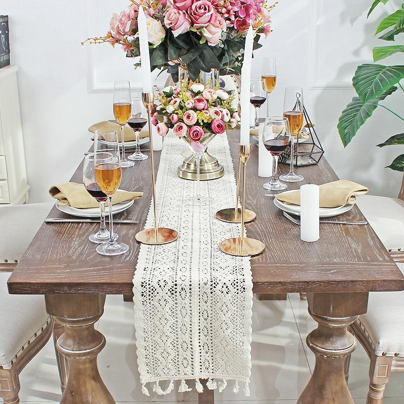 Chemin de Table Macramé coton