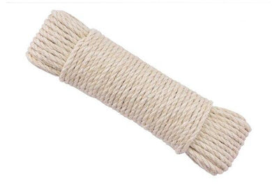 Corde de chanvre naturel Romane provenant de Atelier Macramé blanc