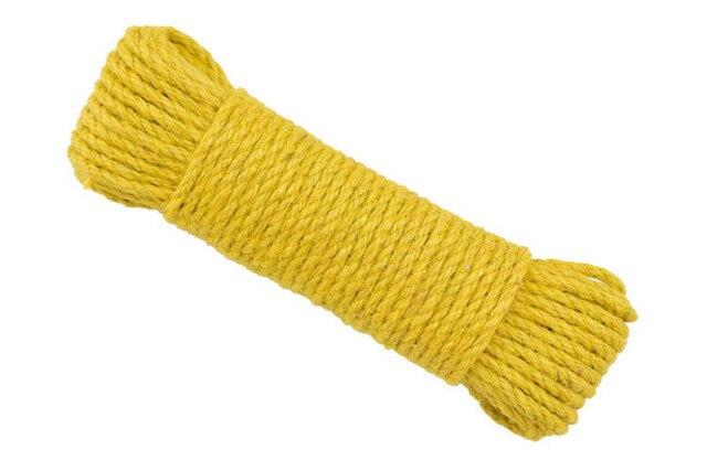 Corde de chanvre naturel Romane provenant de Atelier Macramé jaune
