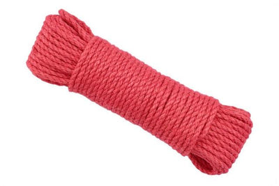 Corde de chanvre naturel Romane provenant de Atelier Macramé rouge