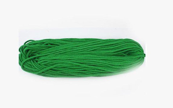 Corde en macramé Atelier Macramé en coton naturel rouleau de plusieurs mètres 5mm de diamètre vert sapin