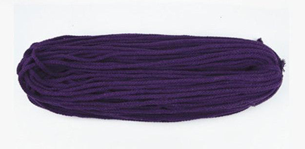 Corde en macramé Atelier Macramé en coton naturel rouleau de plusieurs mètres 5mm de diamètre violet