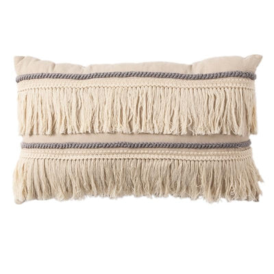 Coussin Macramé Odin Atelier Macramé sur un fond blanc