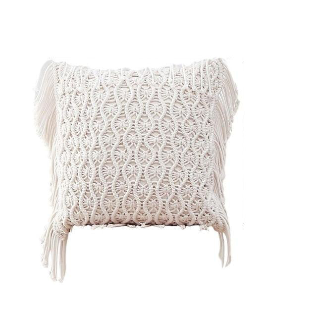 Coussin Macramé Coton