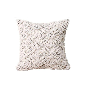 Coussin à Macramé