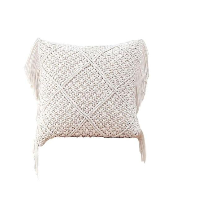 Coussin de chaise macramé