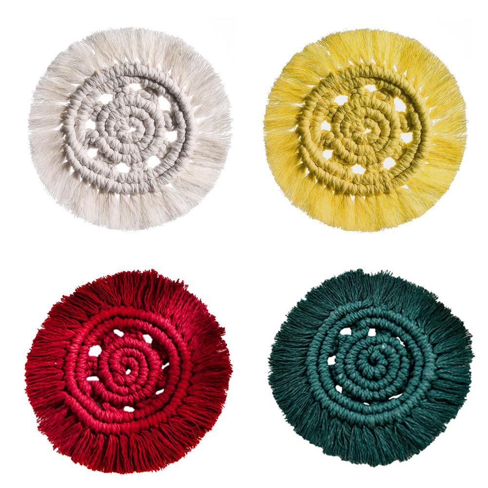 Macrame Dessous de Verre de toutes les couleurs
