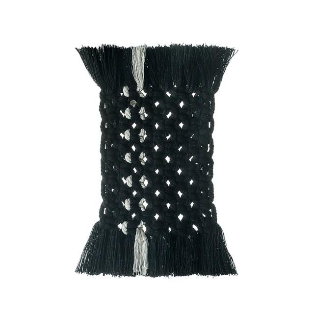 lot de deux Dessous de Verre Macramé