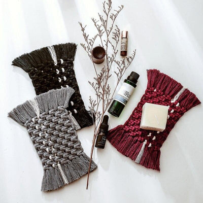 Macramé Dessous de Verre rectangle