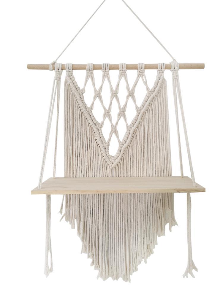 macrame etagere