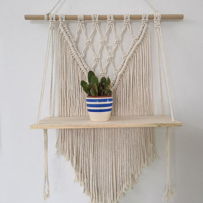 Étagère en Macramé