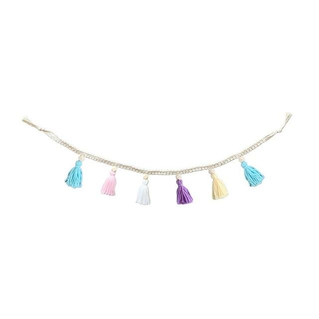 Guirlande Macramé Pastel