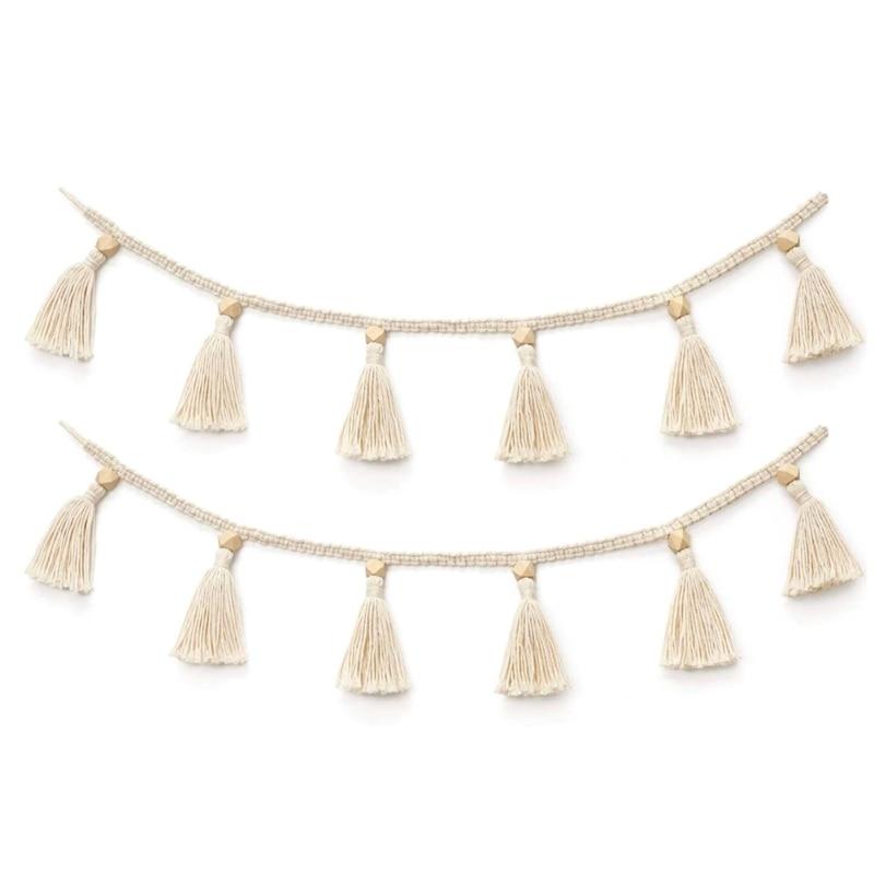 Guirlande Macramé blanche
