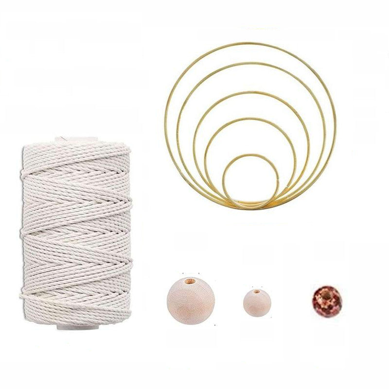 Kit Macramé Rond Cléo Atelier Macramé détails du kit