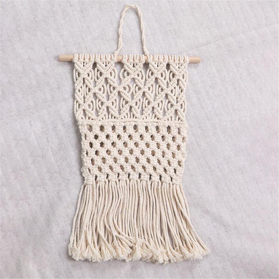 Macramé Mural Alice Atelier macramé fond blanc