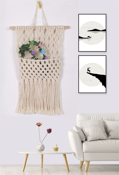 Macramé Mural Alice Atelier macramé tableau