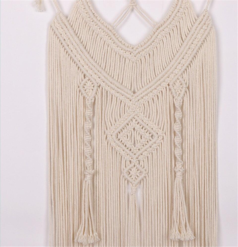 Macramé Mural Anissa Atelier Macramé corde en coton tressage macramé