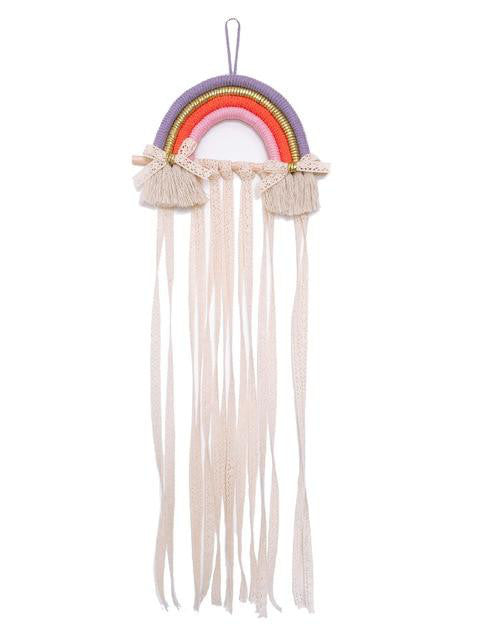 Macramé Photo Arc en Ciel
