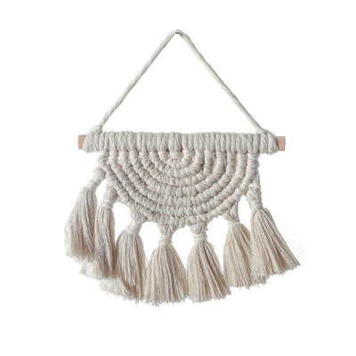 Macramé Mural Blanc