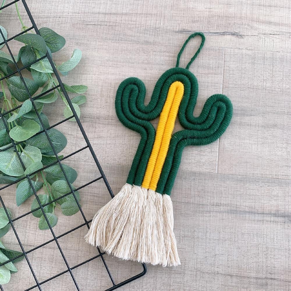 Macramé Mural Cactus Bicolor