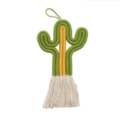 Macramé Mural Cactus Bicolor