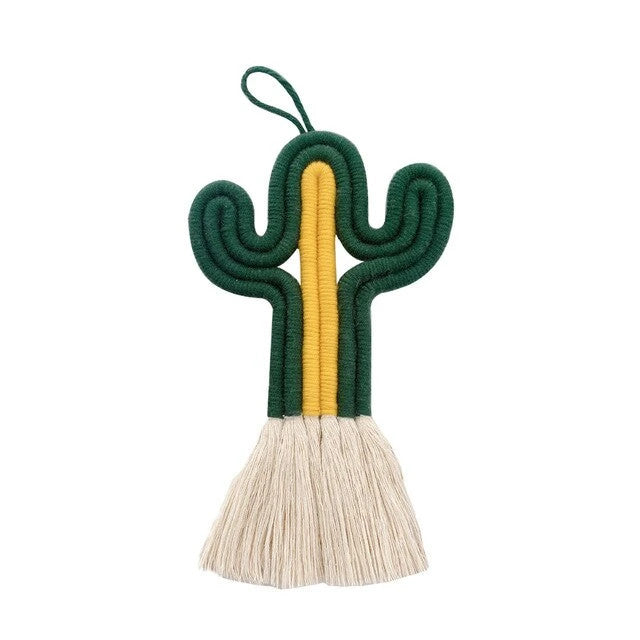 Macramé Mural Cactus Bicolor