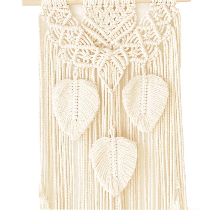 Macramé Mural Charlie Atelier Macramé couleur blanc