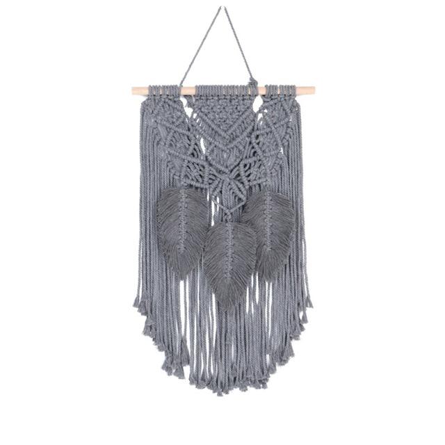 Macramé Mural Charlie Atelier Macramé couleur gris