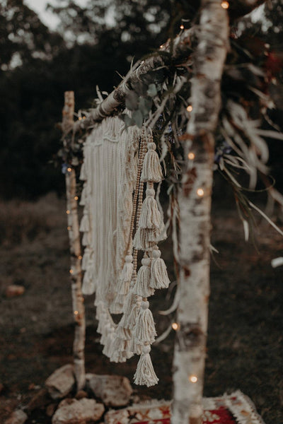 Macramé Mural Bohème