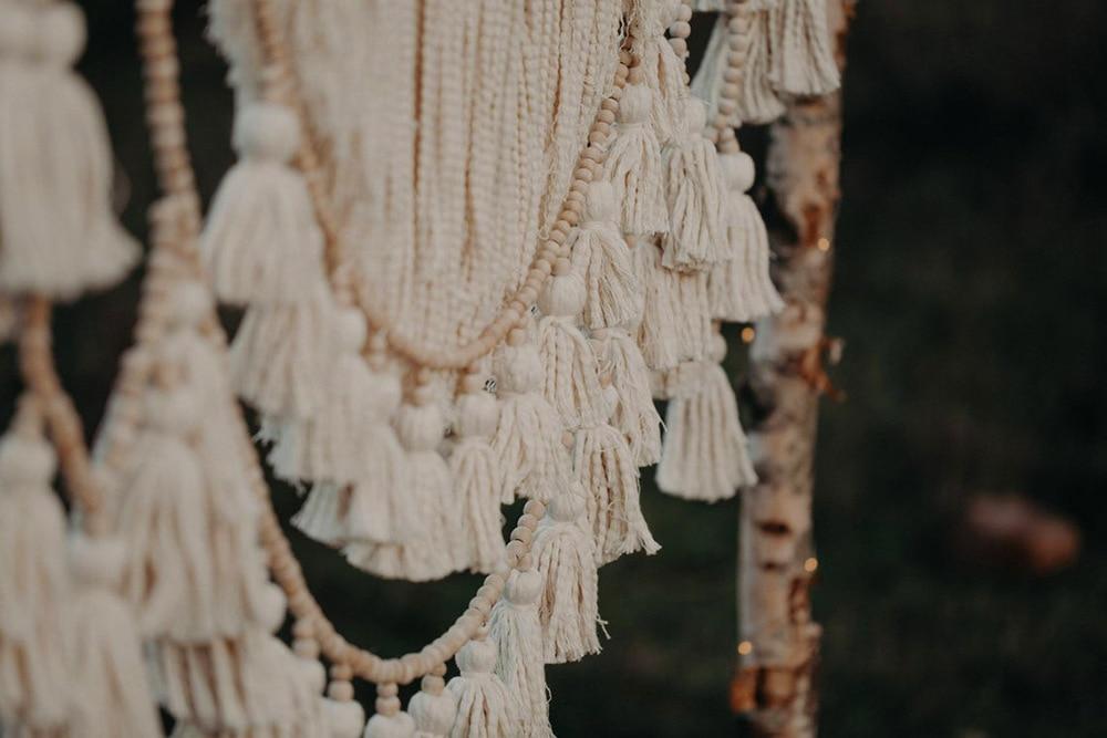 Macramé Mural en coton