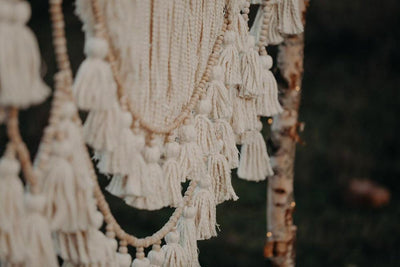 Macramé Mural en coton