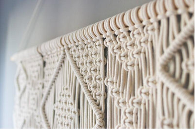 Macramé Mural Dorine Atelier Macramé tressage en coton
