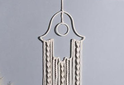 Macramé Mural Fatma Atelier Macramé détails sur la main de fatma