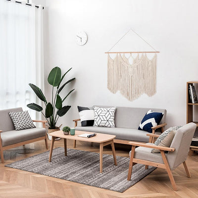 Géant Macramé Mural