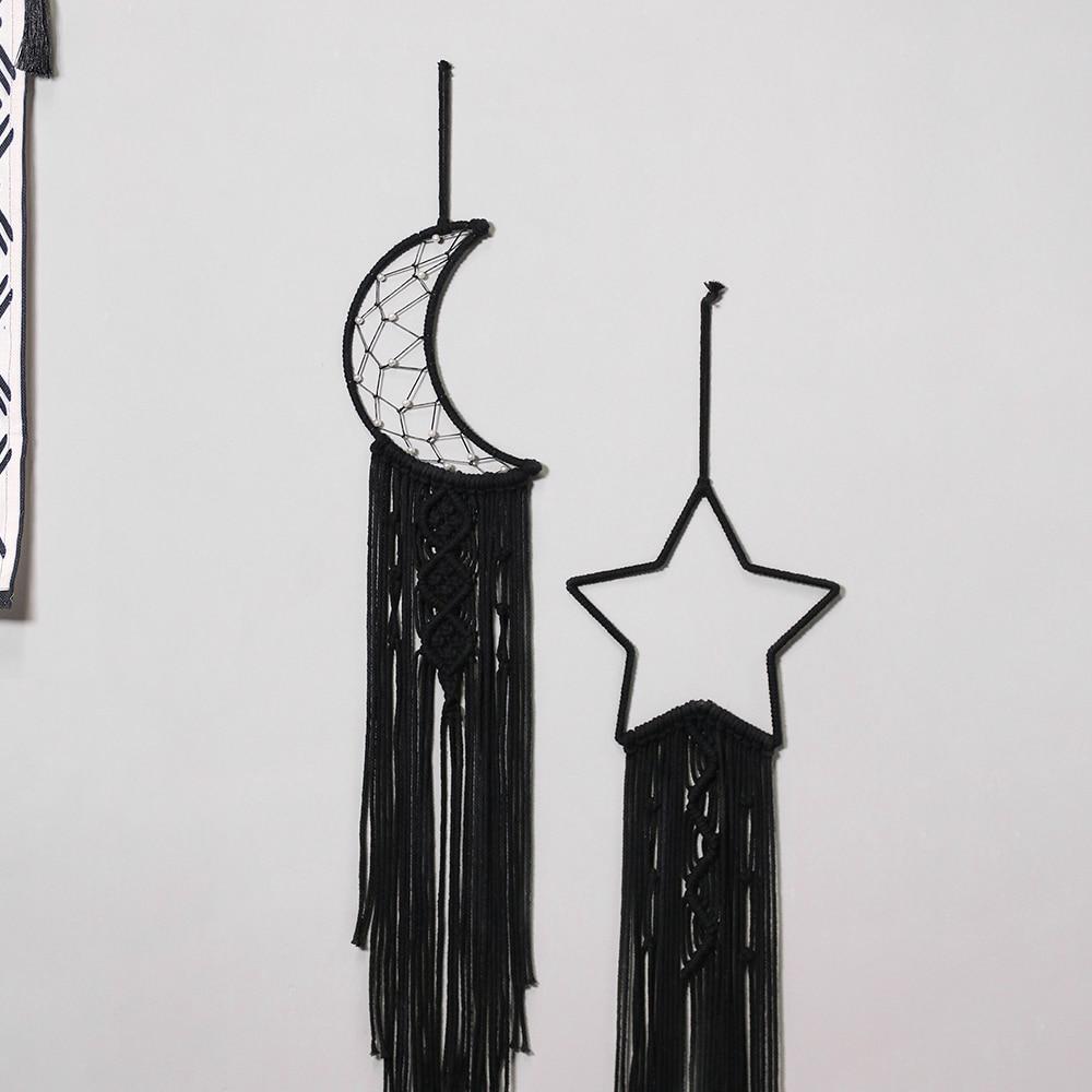 Attrape rêve lune noir