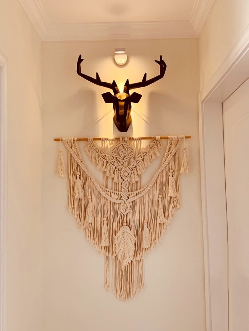 Macramé Mural Tête de Lit