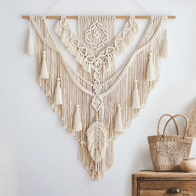 Tête de Lit en Macramé
