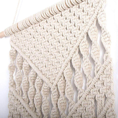 Macramé Mural Lysiane Atelier Macramé avec son tressage en coton