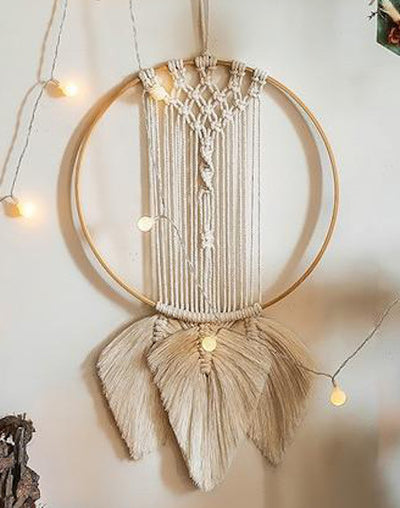 Macramé Mural Maëlys Atelier Macramé sur fond blanc