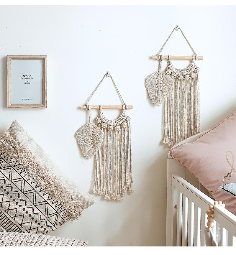 Macramé Mural dans une chambre