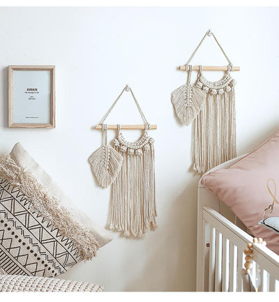 Macramé Mural dans une chambre